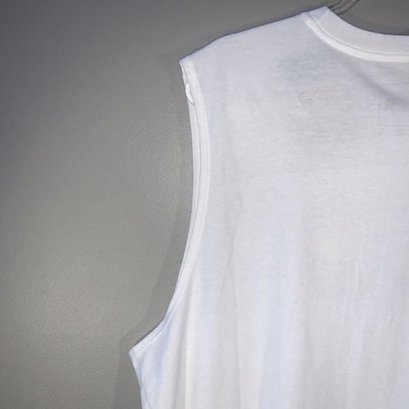 The North Face Pride Tank Top Shirt Standard Fit Mens Size XL NWT White Muscle - Picture 12 of 12